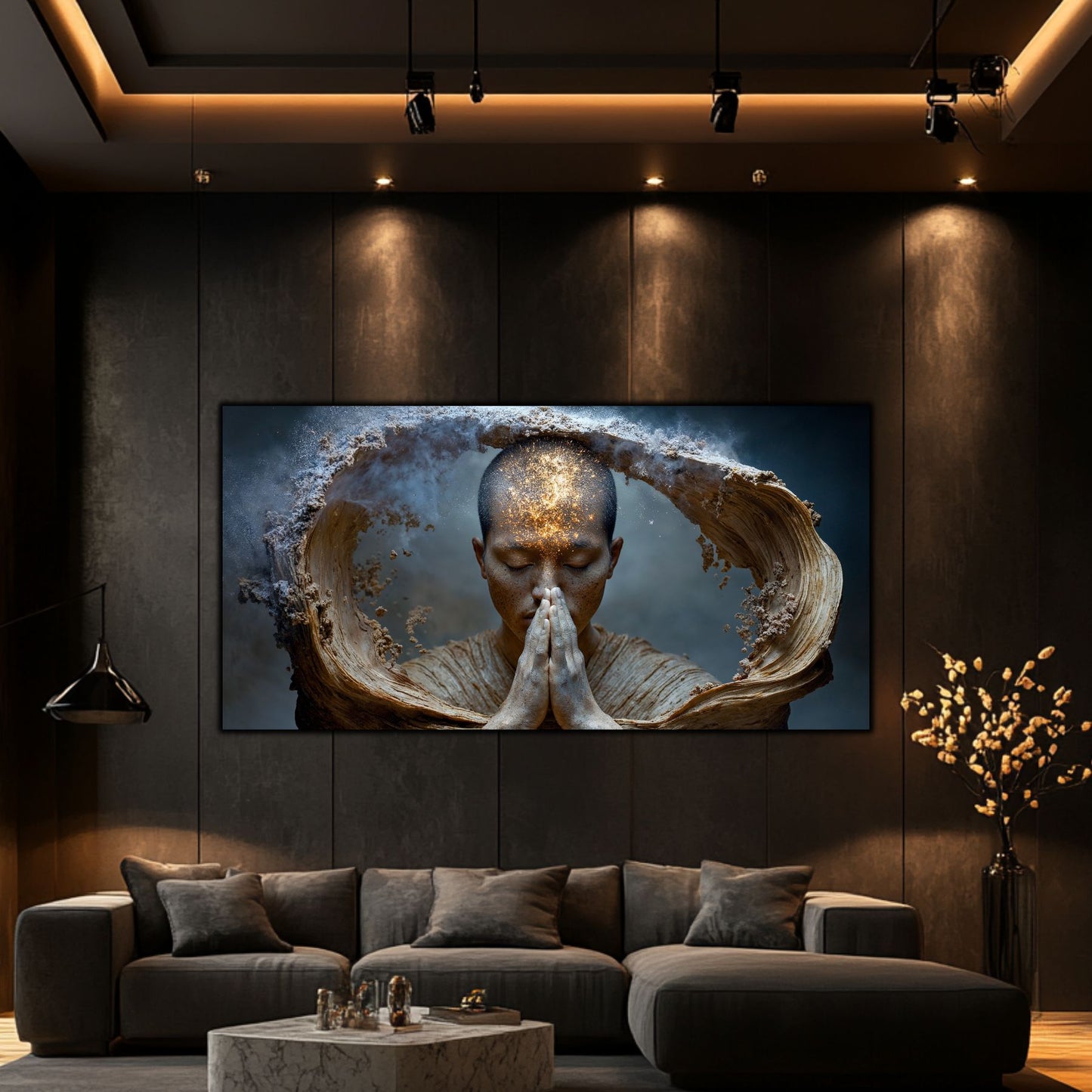 Tablou Decorativ pe Sticla Securizata – Ideal pt Dormitor si Living - Beyond Stardust No28