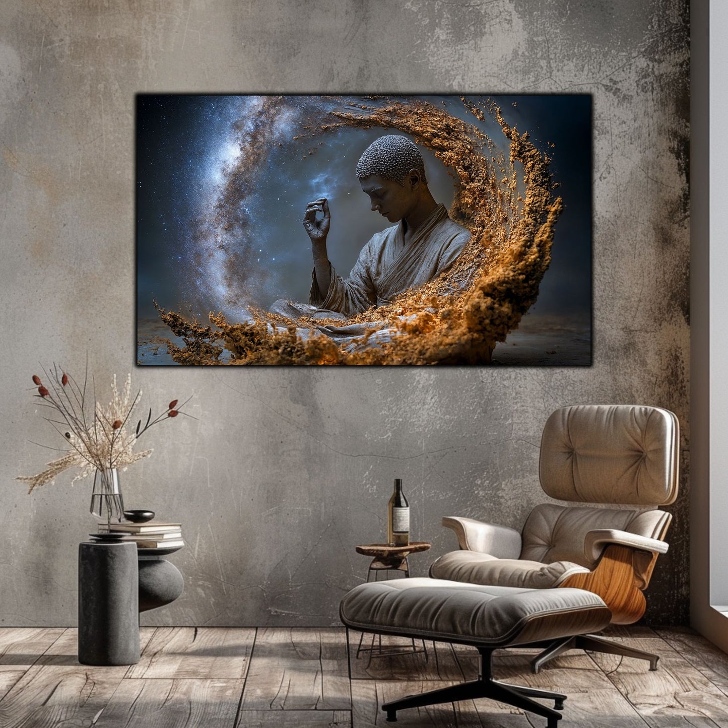 Tablou Decorativ pe Sticla Securizata – Ideal pt Dormitor si Living - Beyond Stardust No16