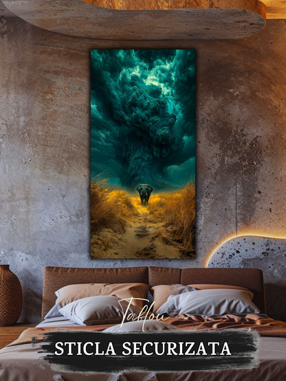 Magnific Titan - Tablou Sticla Securizata - 23