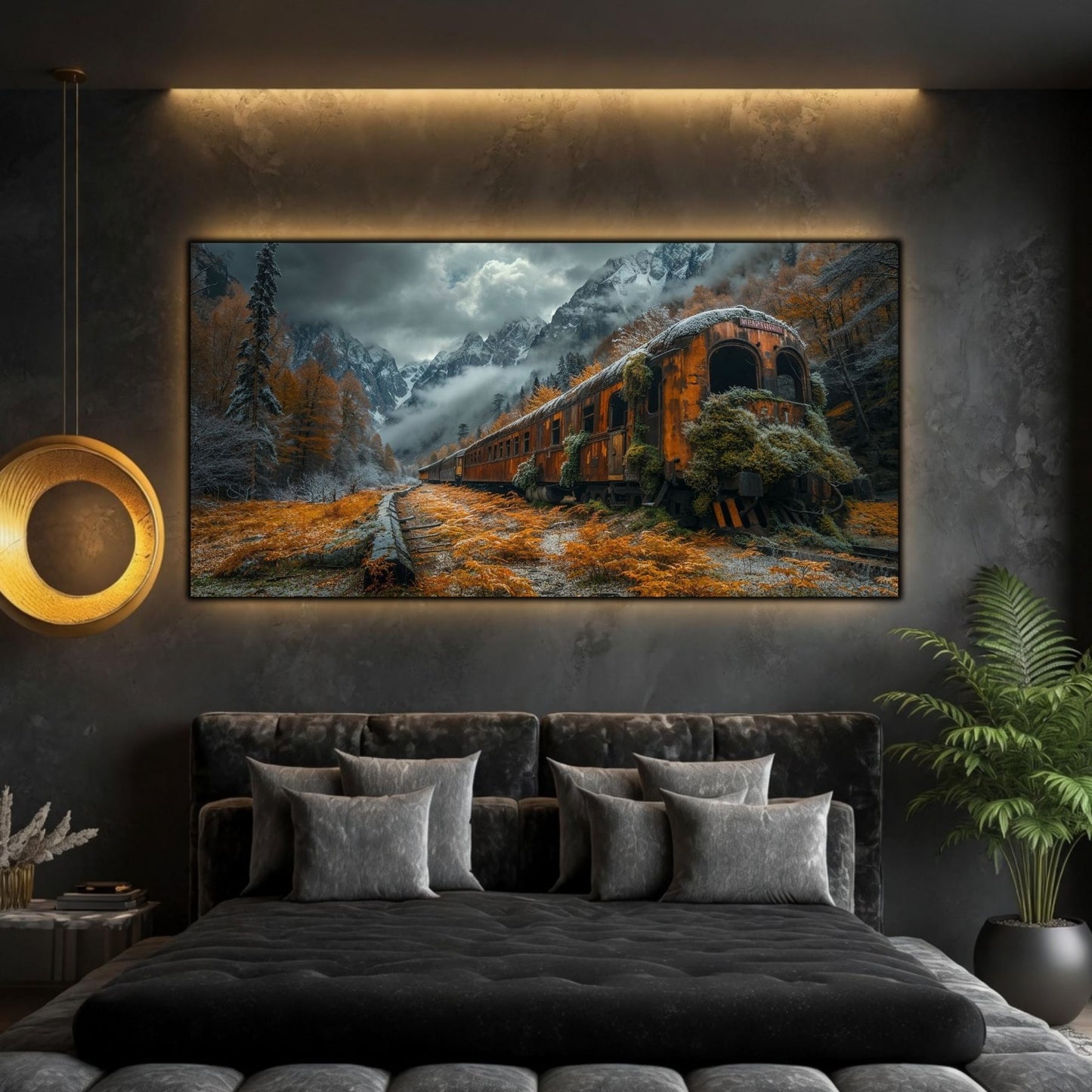 Tablou living elegant – Rusted Arrival | The Long Way Home