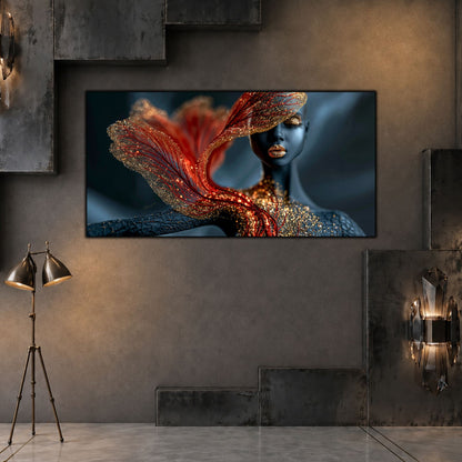 Tablou Abstract Living – The Crimson Veil