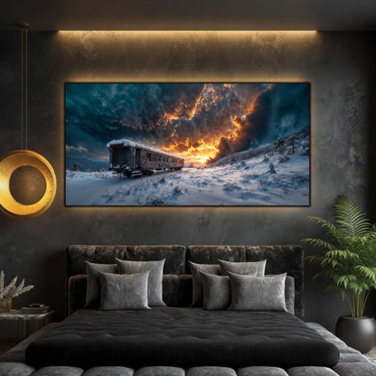 Tablouri sufragerie – Carriage at First Fire | The Long Way Home