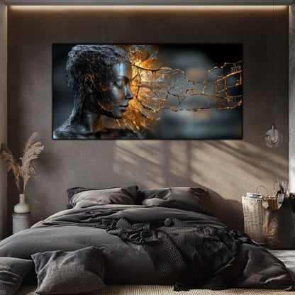 Tablou Sticla Securizata - Broken Mind 01