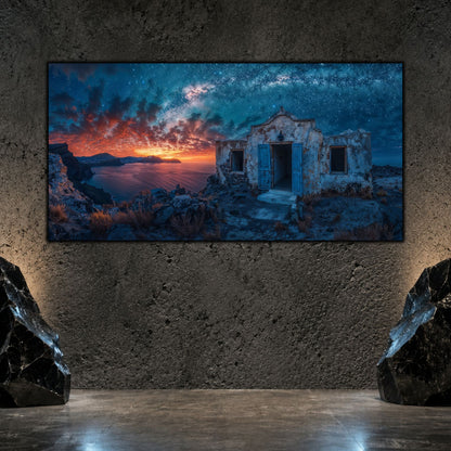 Tablouri Living Sticlă – Ember Ruins | The Light We Encounter