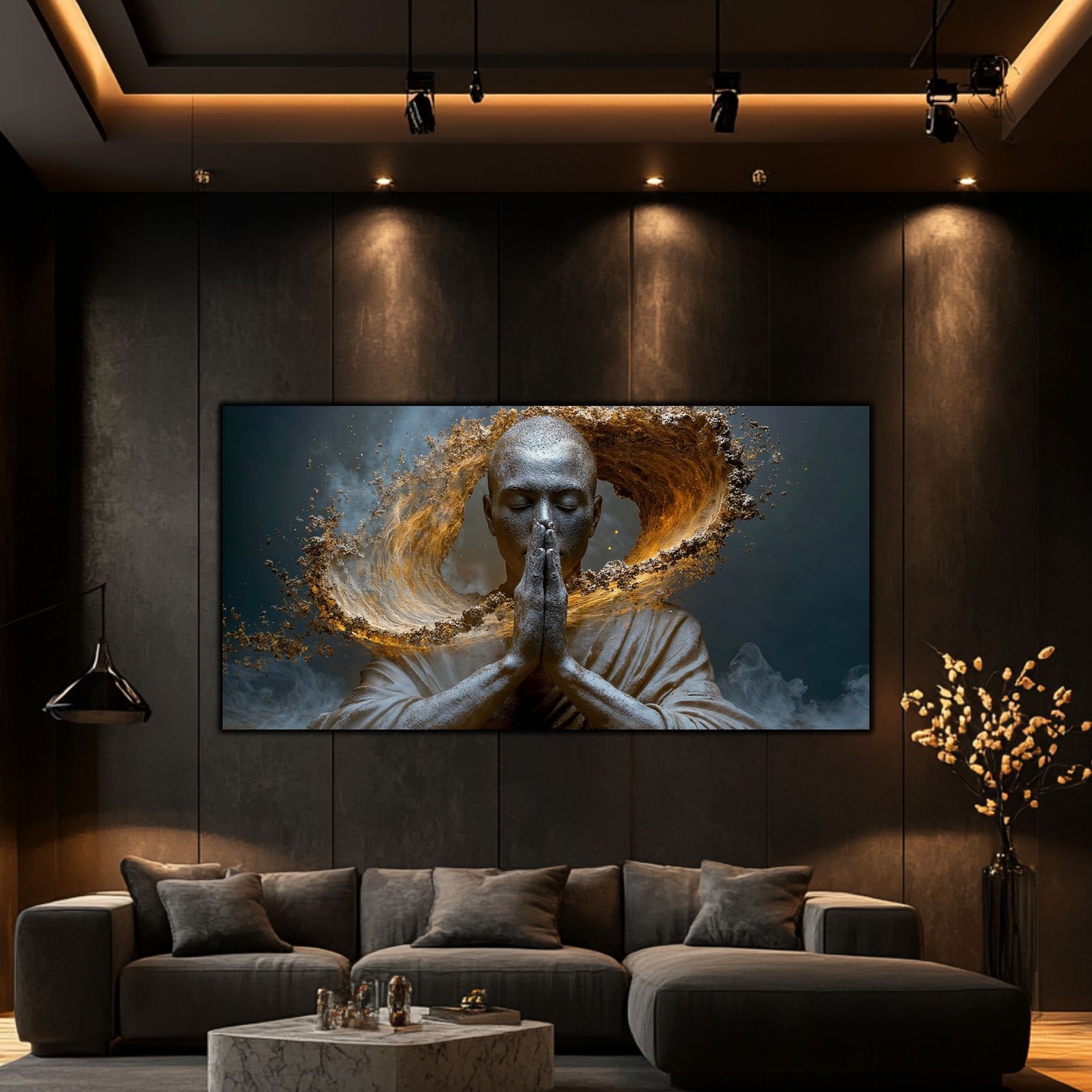 Tablou Decorativ pe Sticla Securizata – Ideal pt Dormitor si Living - Beyond Stardust No14