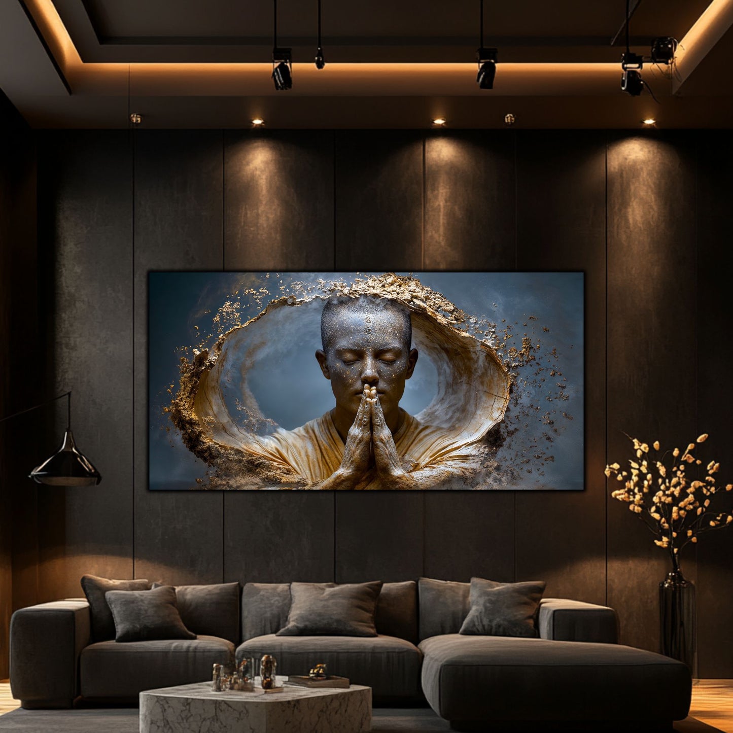 Tablou Decorativ pe Sticla Securizata – Ideal pt Dormitor si Living - Beyond Stardust No40