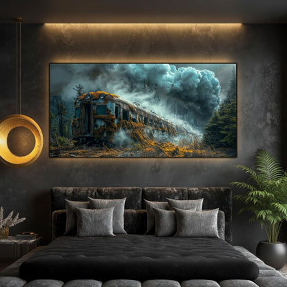 Tablou living elegant – The Train That Stayed | The Long Way Home