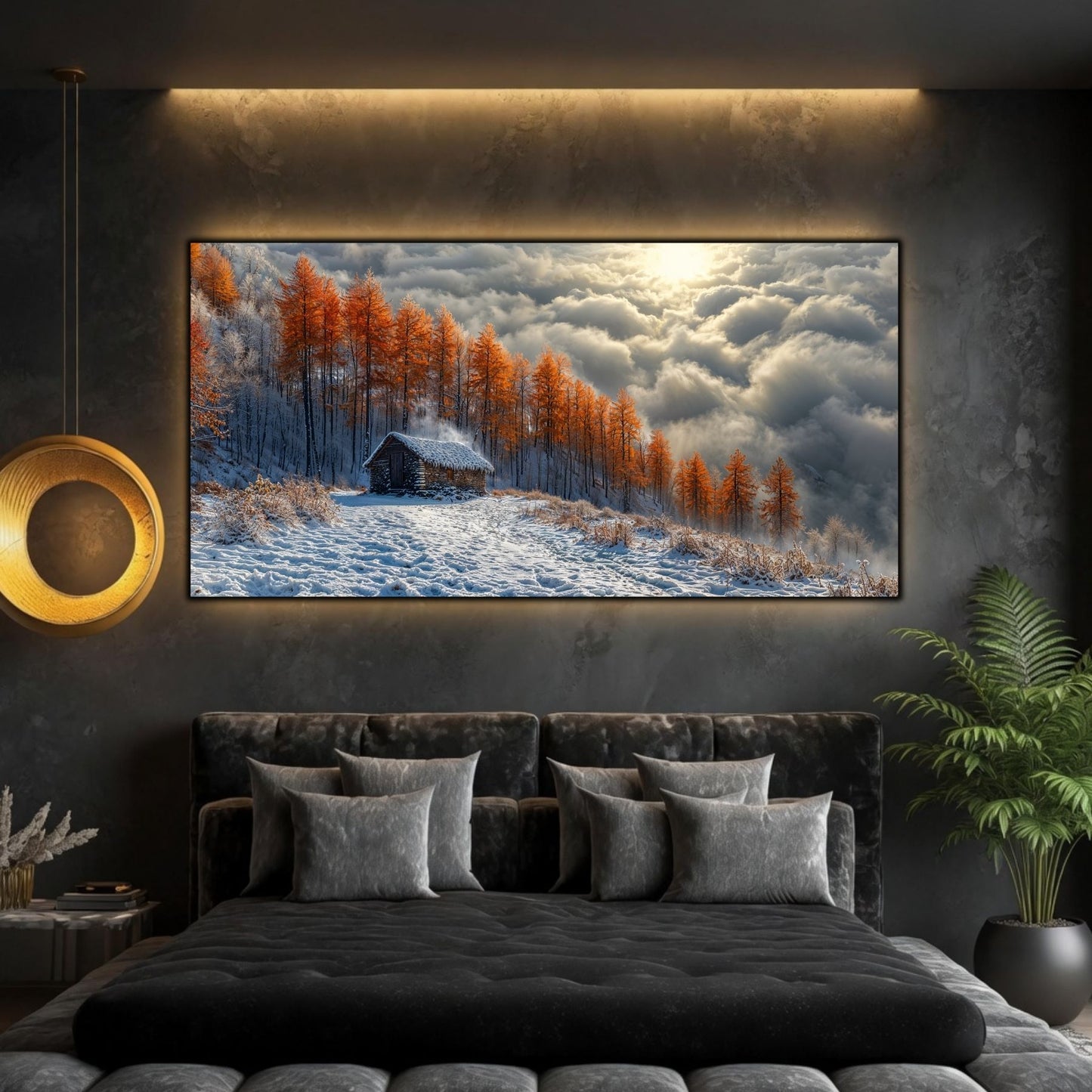 Tablou living elegant – After the Snowfall | The Long Way Home