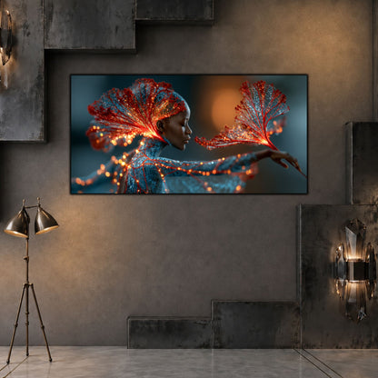 Tablou Abstract Living – Where the Fire Turns