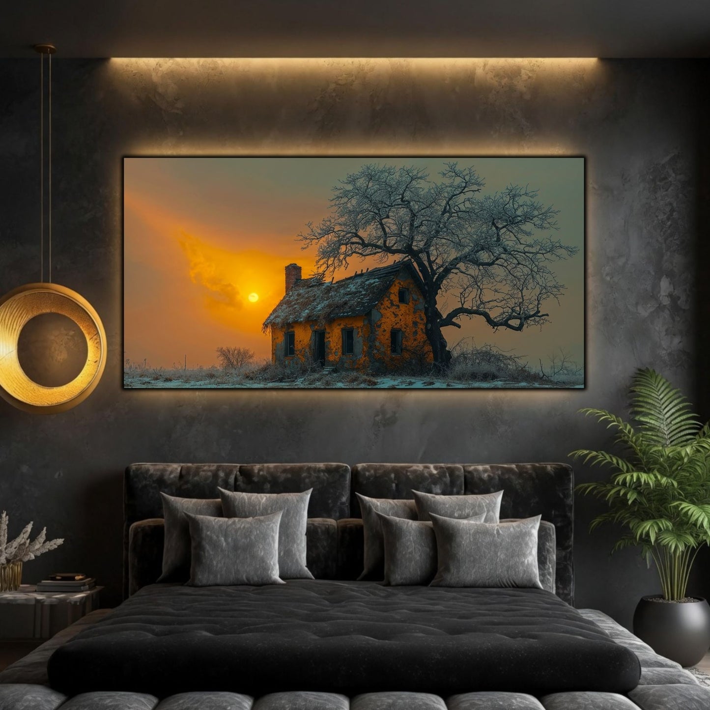 Tablou living elegant – Winter's Edge | The Long Way Home