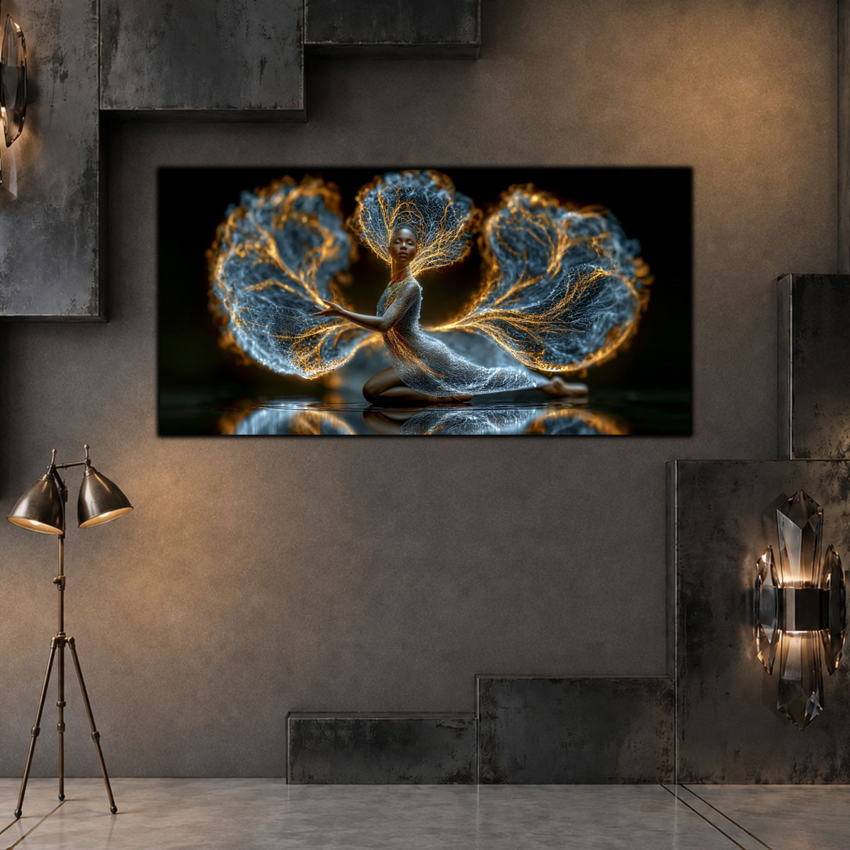 Tablou Abstract Living – The Blind Gold