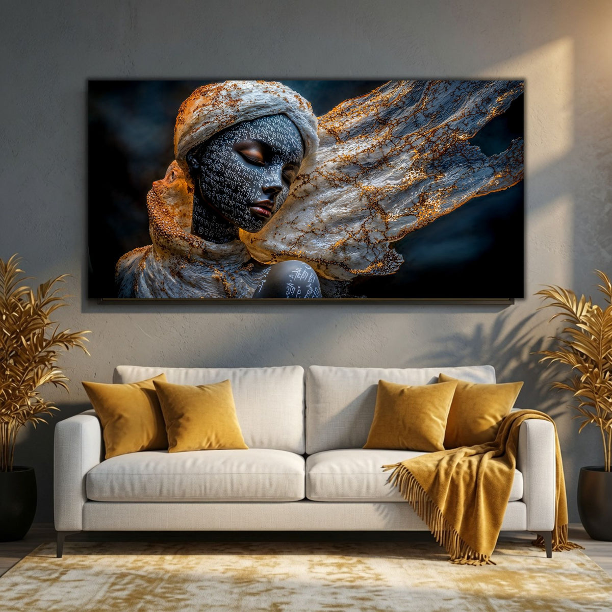 Tablou Elegant Living Aripa Tăcerii Albe