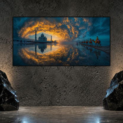 Tablouri Living Sticlă – Palace in the Water | The Light We Encounter