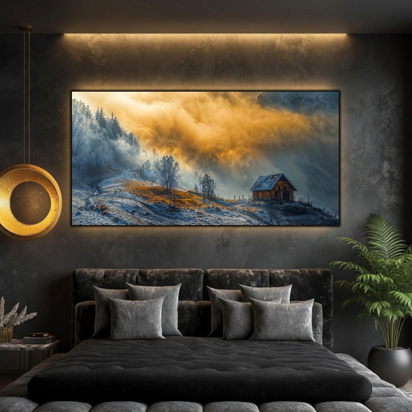 Tablou living elegant – House at the Edge | The Long Way Home