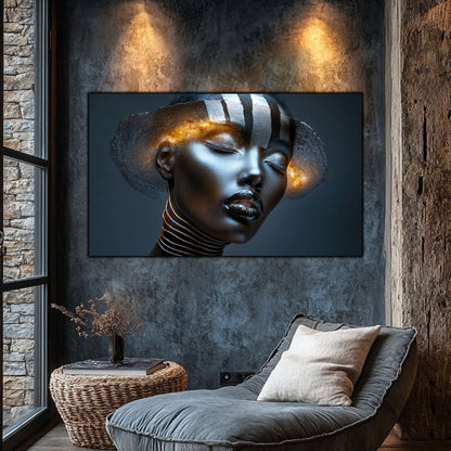 Dark White - Tablou Sticla Securizata - NO30