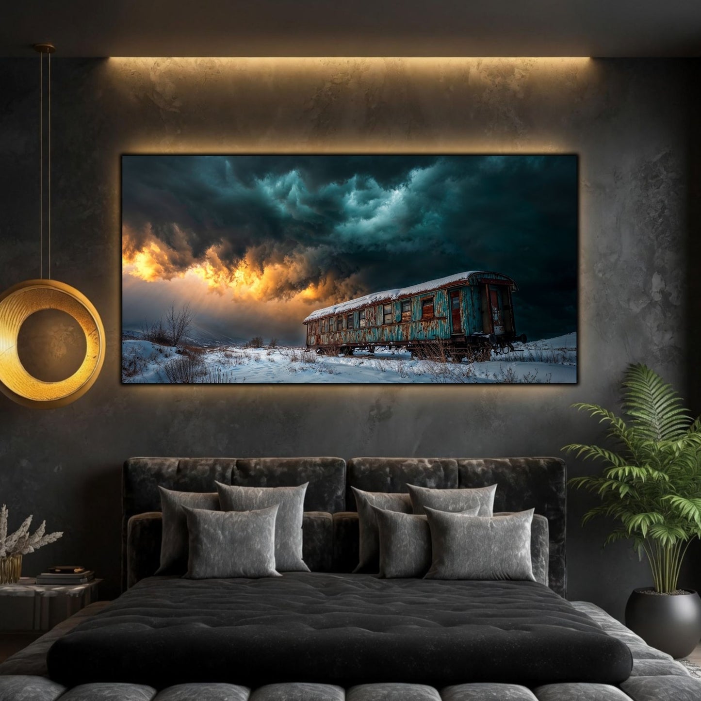 Tablou living elegant – Carriage of Ash | The Long Way Home