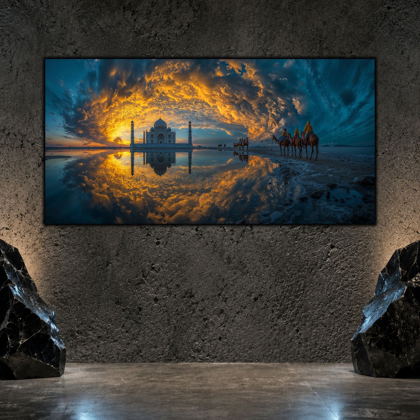 Tablouri Living Sticlă – The Gate of Reflection | The Light We Encounter