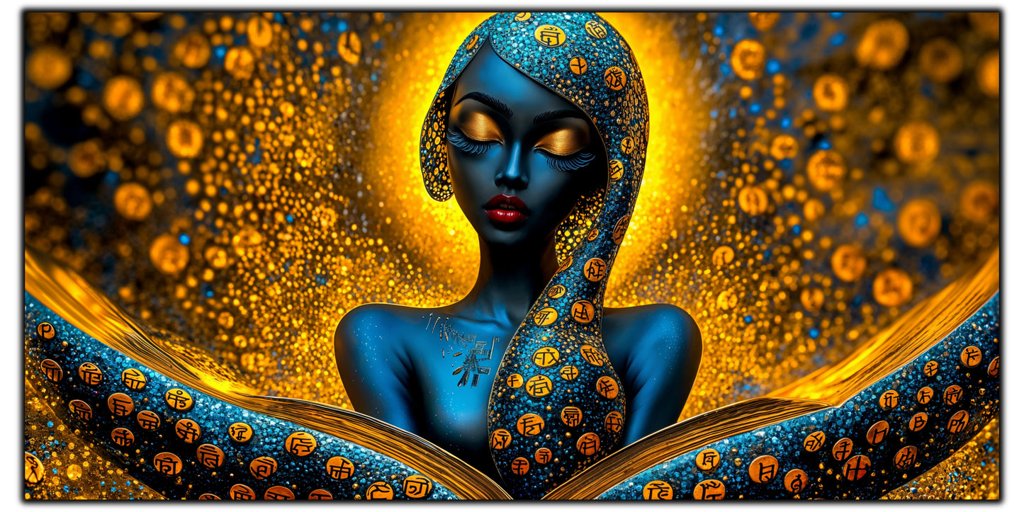 Tablou unicat din sticlă securizată Beyond Creation - No08