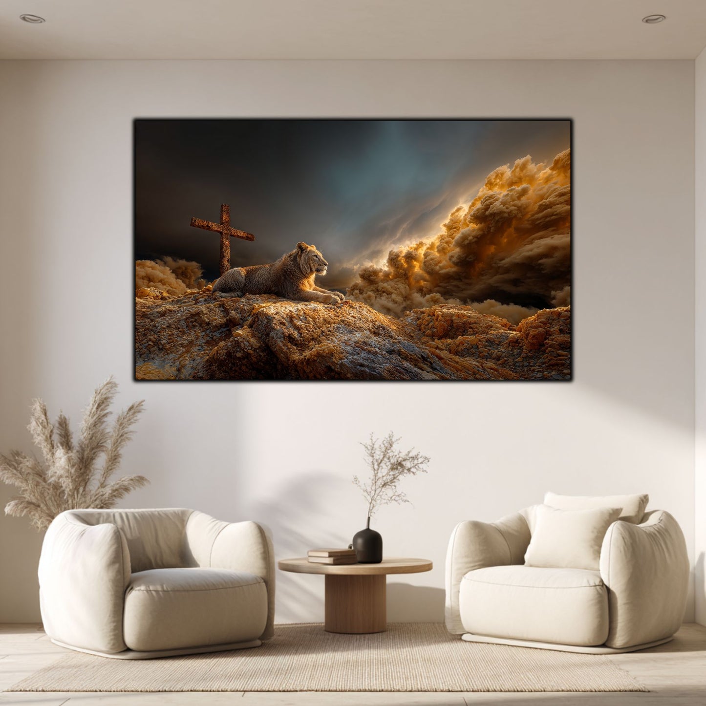 Tablou Decorativ Modern - Print UV pe Sticla - „Sacred Modernities” - No10
