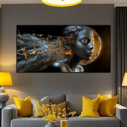 Tablou Sticla Securizata - Broken Mind 25