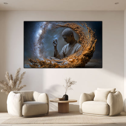 Tablou Decorativ pe Sticla Securizata – Ideal pt Dormitor si Living - Beyond Stardust No16