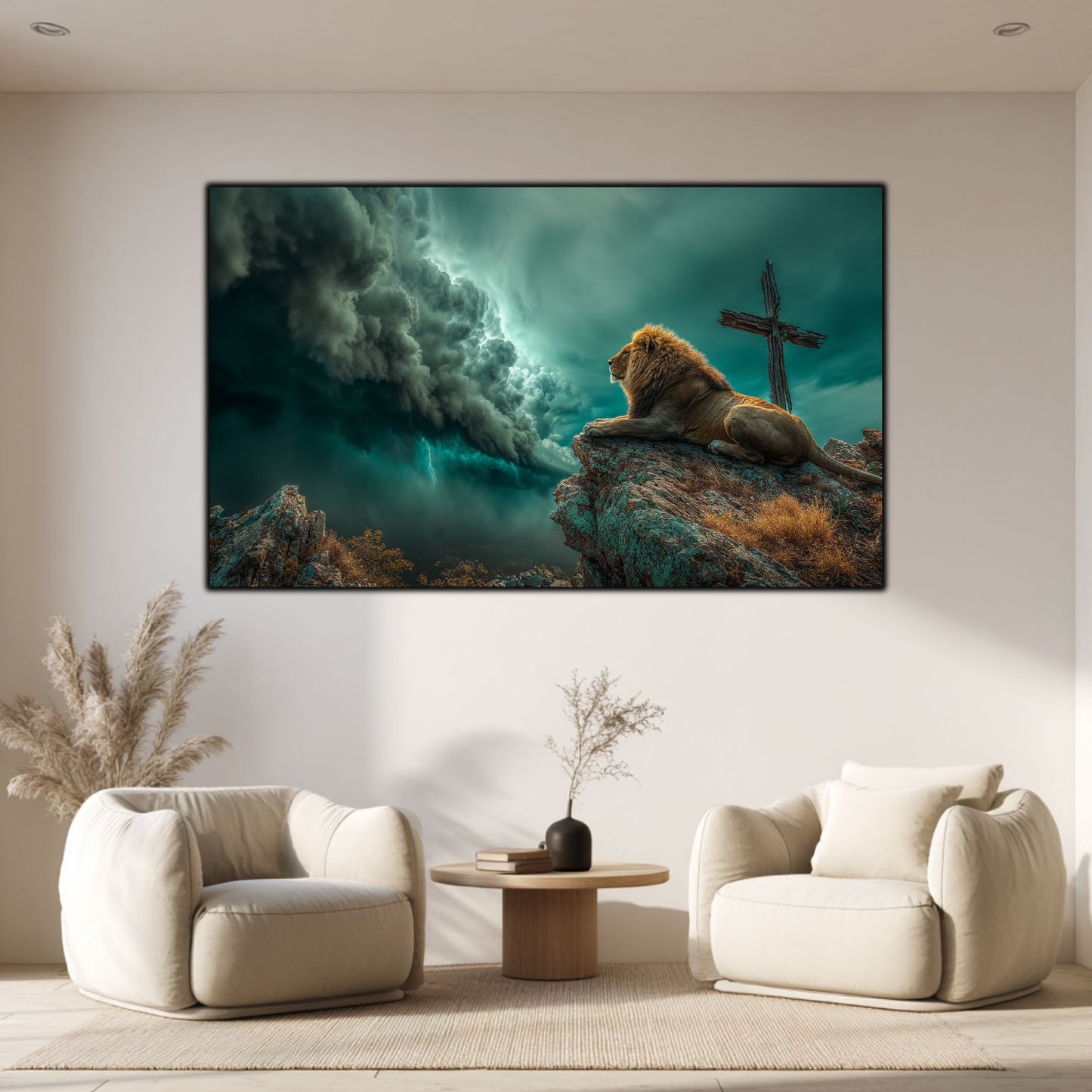 Tablou Decorativ Modern - Print UV pe Sticla - „Sacred Modernities” - No14