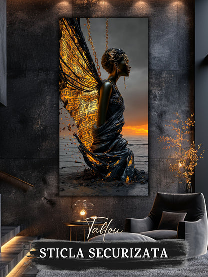 Tablou unicat pe sticla securizata - Let Go - No V35