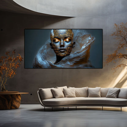 Tablou Sticla Securizata – Tablou Elegant pt Dormitor si Living - Dark StarDust No11
