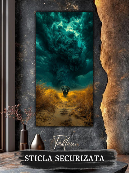 Magnific Titan - Tablou Sticla Securizata - 23