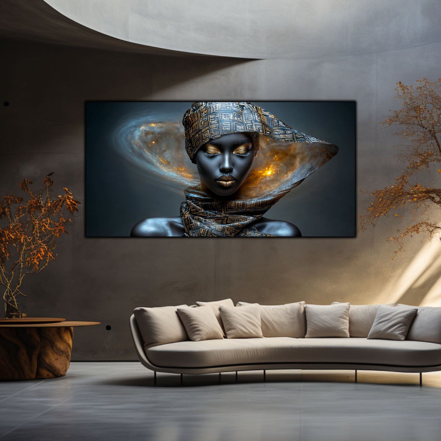 Tablou Sticla Securizata – Tablou Elegant pt Dormitor si Living - Dark StarDust No14