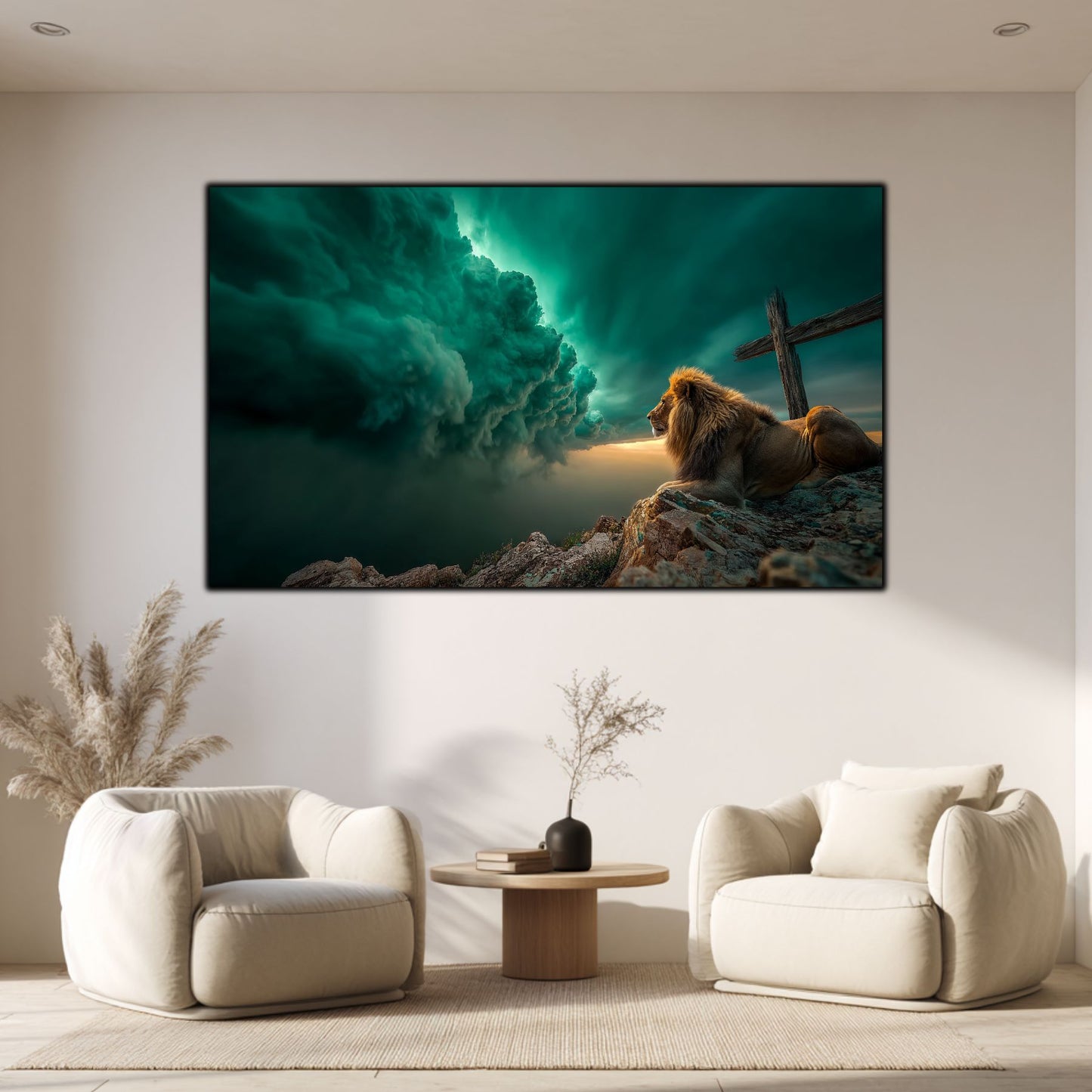 Tablou Decorativ Modern - Print UV pe Sticla - „Sacred Modernities” - No21