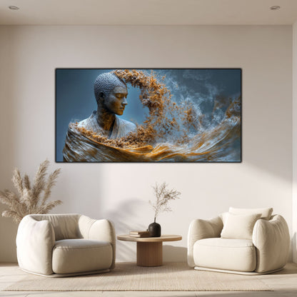 Tablou Decorativ pe Sticla Securizata – Ideal pt Dormitor si Living - Beyond Stardust No26