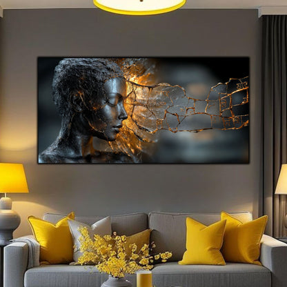 Tablou Sticla Securizata - Broken Mind 01
