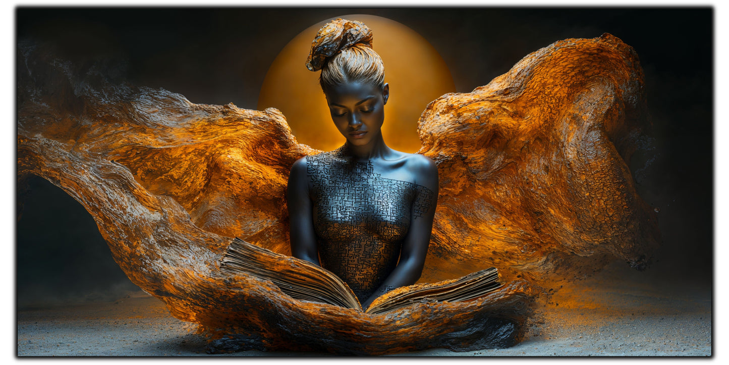 Tablou unicat din sticlă securizată Beyond Breath - No08