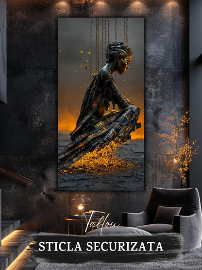 Tablou unicat pe sticla securizata - Let Go - No V37