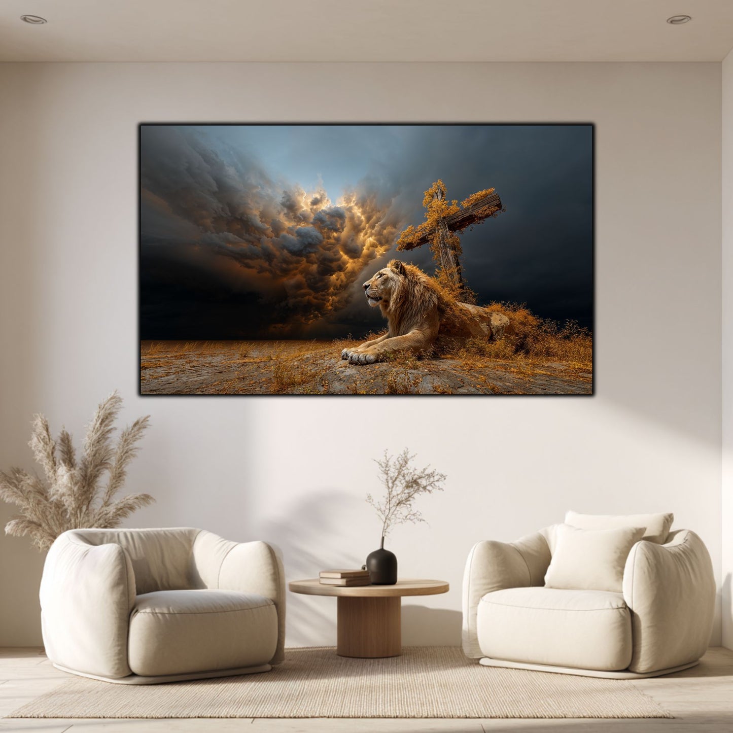 Tablou Decorativ Modern - Print UV pe Sticla - „Sacred Modernities” - No12