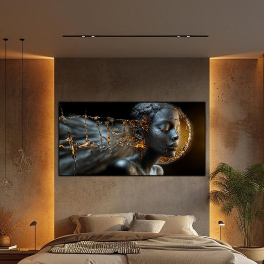 Tablou Sticla Securizata - Broken Mind 25