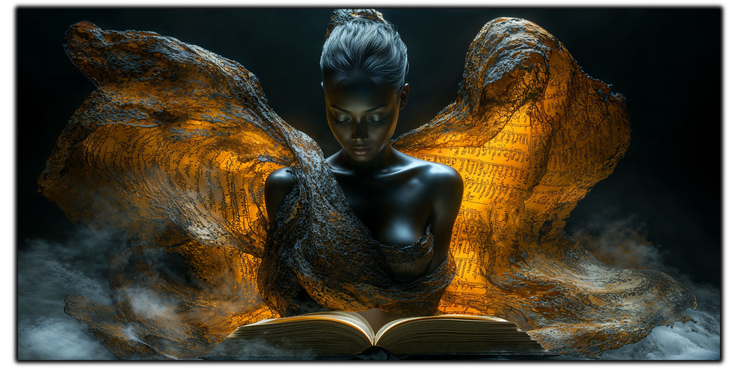 Tablou unicat din sticlă securizată Beyond Breath - No09