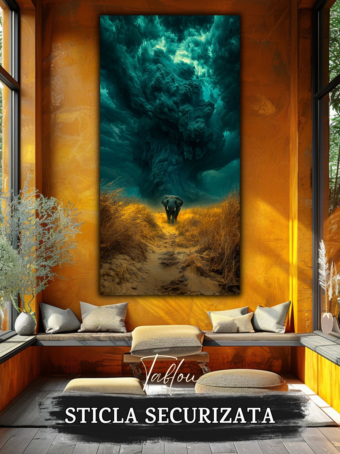 Magnific Titan - Tablou Sticla Securizata - 23