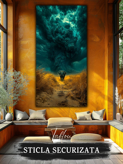 Magnific Titan - Tablou Sticla Securizata - 23