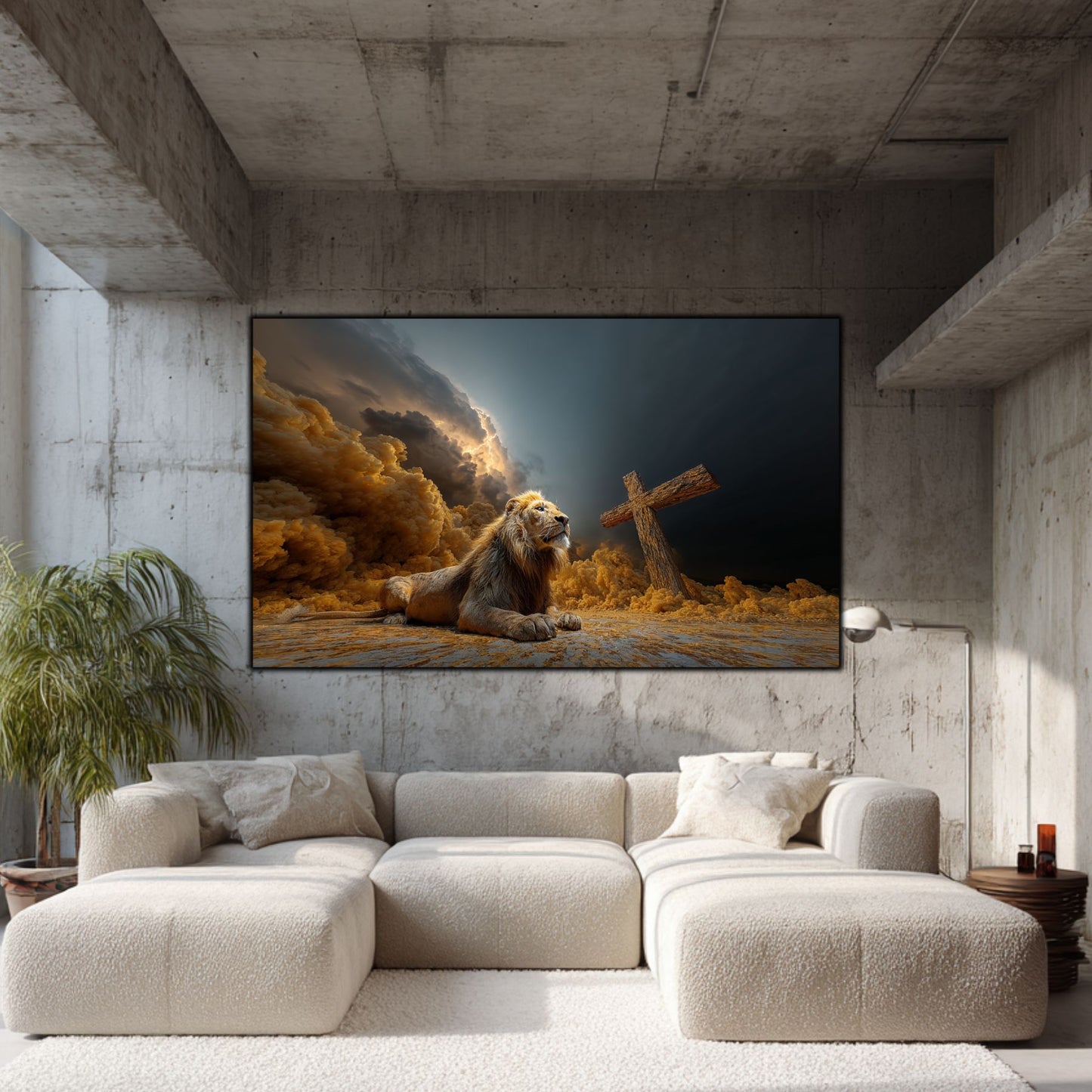 Tablou Decorativ Modern - Print UV pe Sticla - „Sacred Modernities” - No19