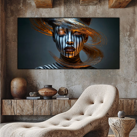 Tablou Sticla Securizata – Tablou Elegant pt Dormitor si Living - Dark StarDust No20