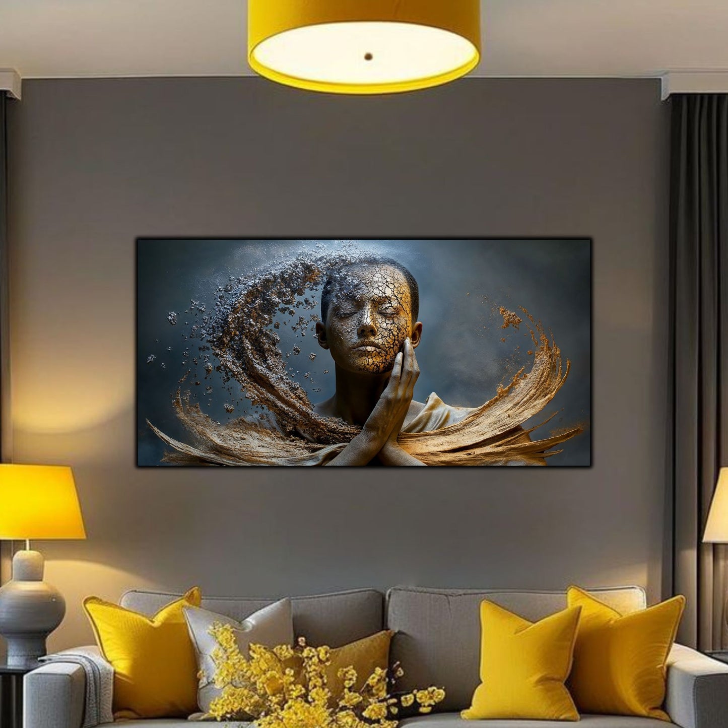 Tablou Decorativ pe Sticla Securizata – Ideal pt Dormitor si Living - Beyond Stardust No34