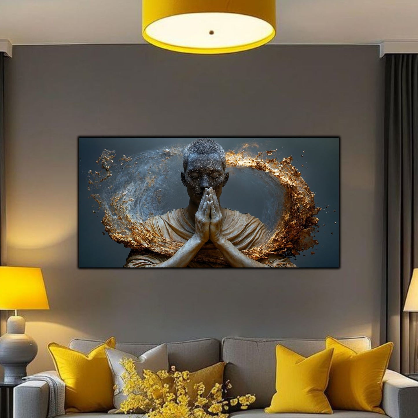 Tablou Decorativ pe Sticla Securizata – Ideal pt Dormitor si Living - Beyond Stardust No19