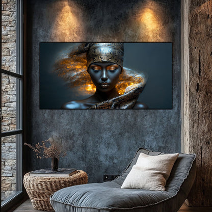 Tablou Sticla Securizata – Tablou Elegant pt Dormitor si Living - Dark StarDust No03