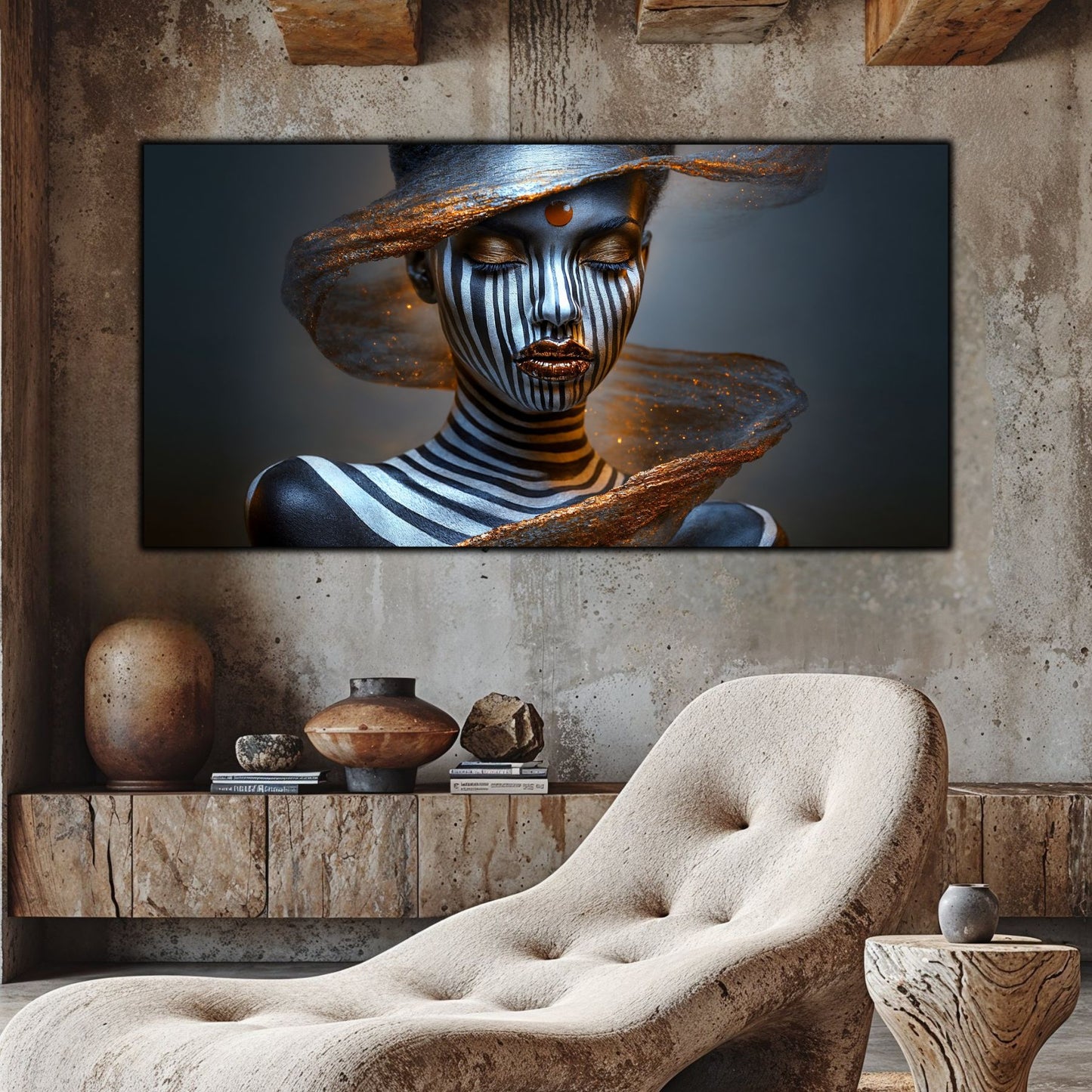 Tablou Sticla Securizata – Tablou Elegant pt Dormitor si Living - Dark StarDust No15