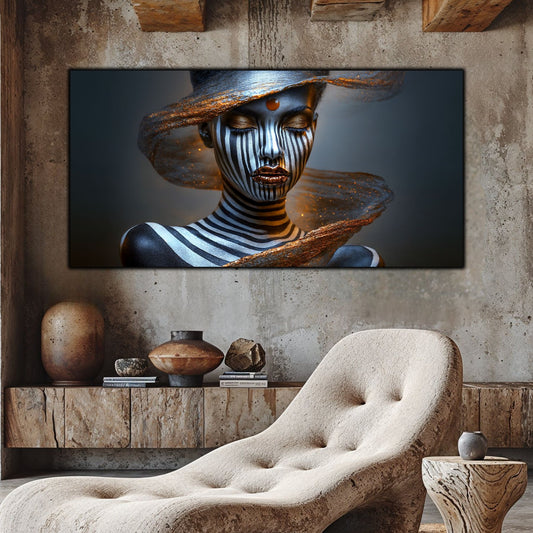 Tablou Sticla Securizata – Tablou Elegant pt Dormitor si Living - Dark StarDust No15