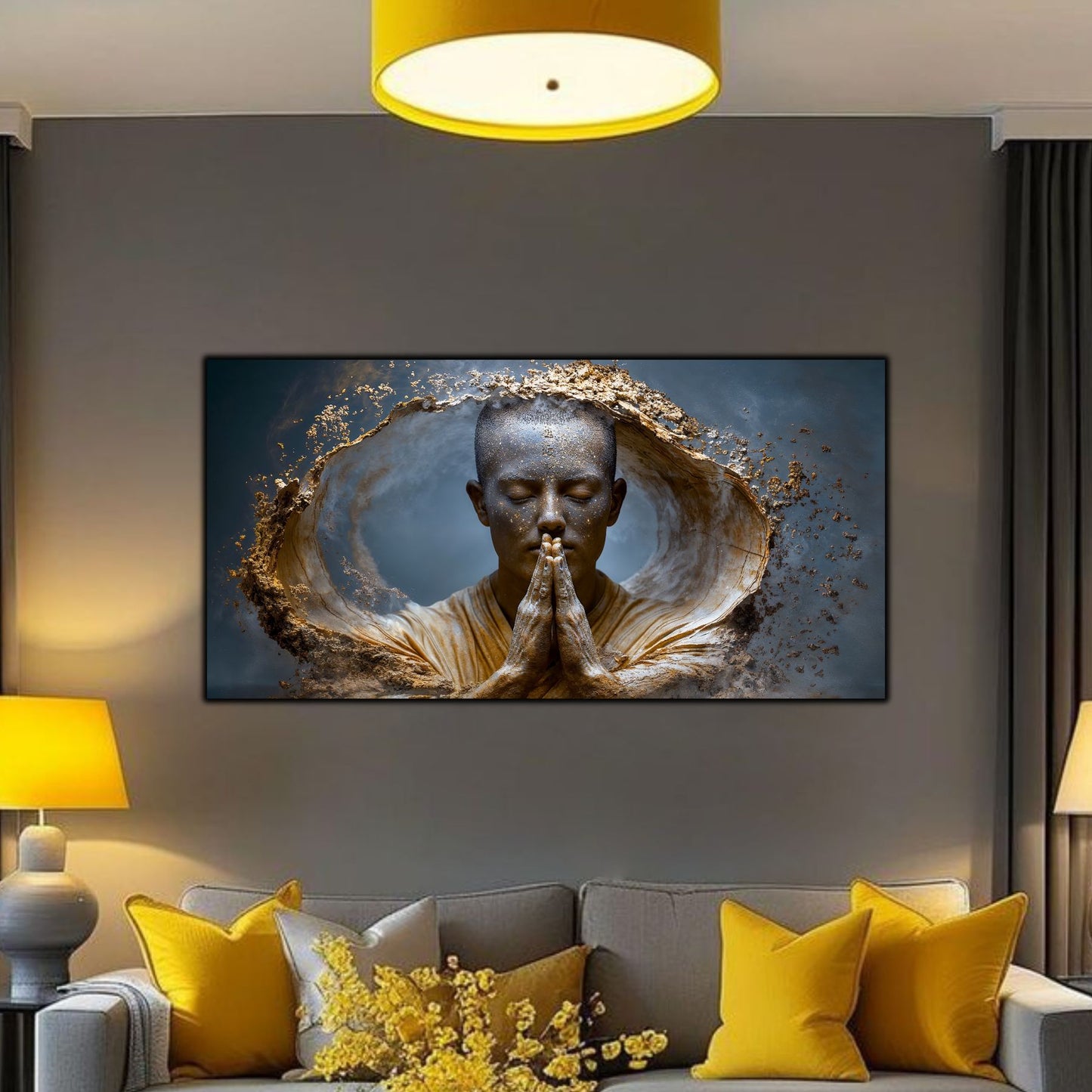 Tablou Decorativ pe Sticla Securizata – Ideal pt Dormitor si Living - Beyond Stardust No40
