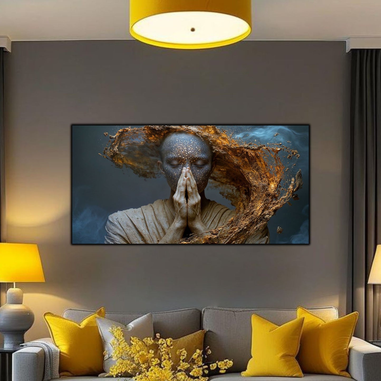 Tablou Decorativ pe Sticla Securizata – Ideal pt Dormitor si Living - Beyond Stardust No36