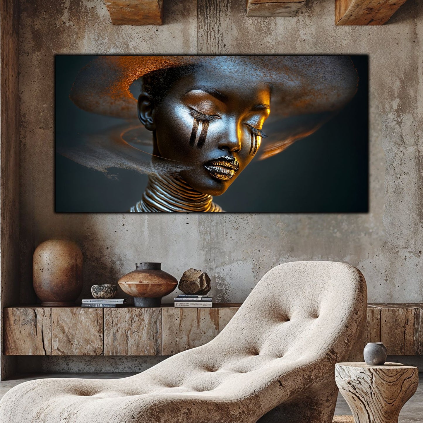 Tablou Sticla Securizata – Tablou Elegant pt Dormitor si Living - Dark StarDust No10